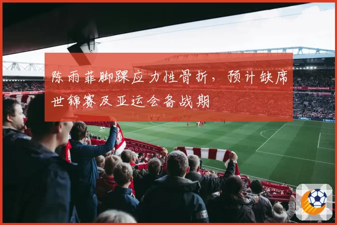 陈雨菲脚踝应力性骨折,预计缺席世锦赛及亚运会备战期