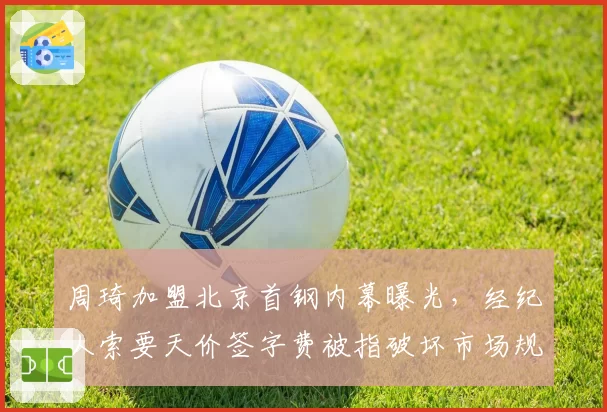 周琦加盟北京首钢内幕曝光,经纪人索要天价签字费被指破坏市场规则